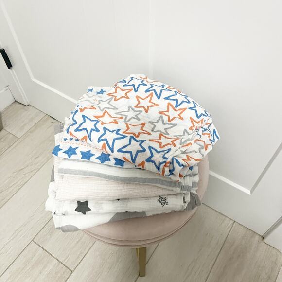 Aden + Anais Bundle of 6 Baby Swaddle Blankets - Picture 1 of 5